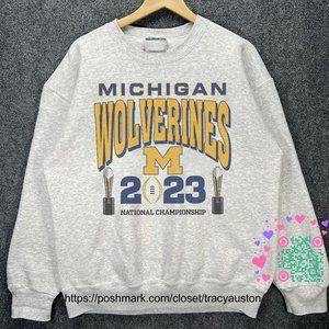 2023 University of Michigan Wolverines National Championship Football Sweatshirt